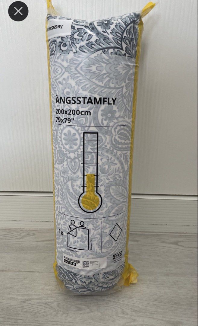 IKEA ÄNGSSTAMFLY Quilt Cover 200x200cm