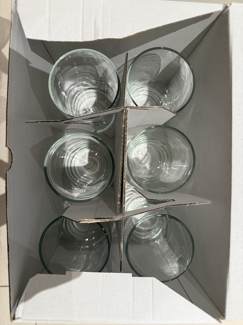 IKEA Set of 6 Drinking Beer Glasses