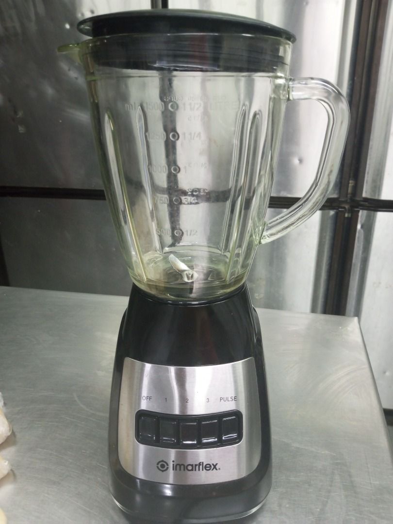 Imarflex Multi Blender Osterizer (Category: Juicers, Blenders & Grinders) located in Quezon City. Submitted by foxsquaredeals (Listing ID 1436305787, Image 1). Description: Model: IB-530S RFS: Used from previous business Own pick up/SF shouldered by buyer. MOP: Cash upon pick up, BDO, BPI or Chinabank .