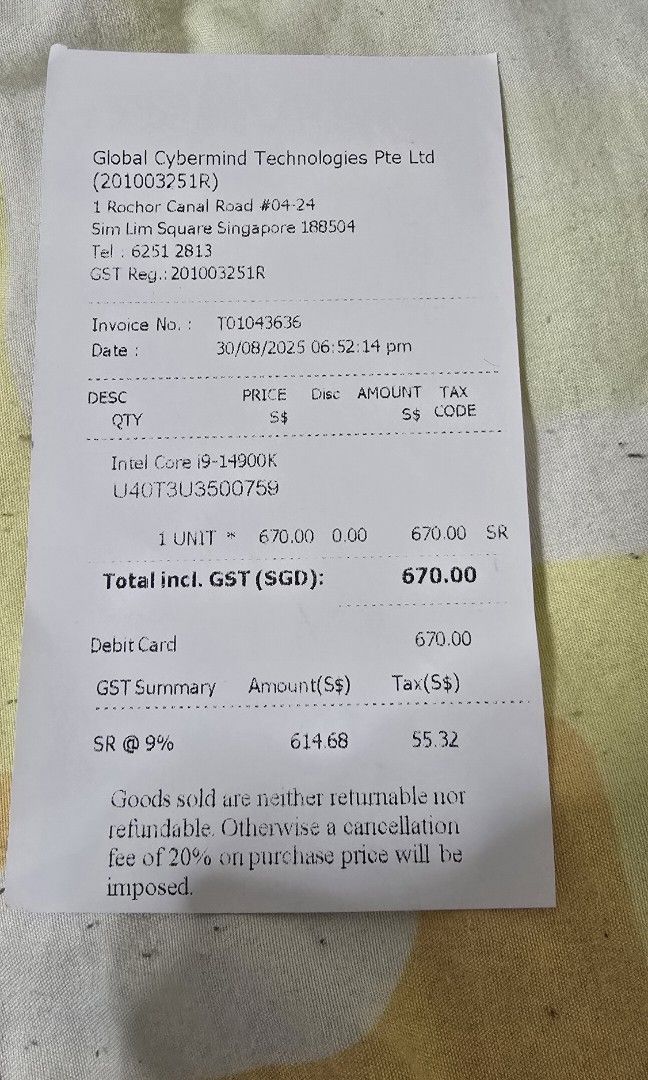 Intel Core i9-14900K CPU446693317092331523