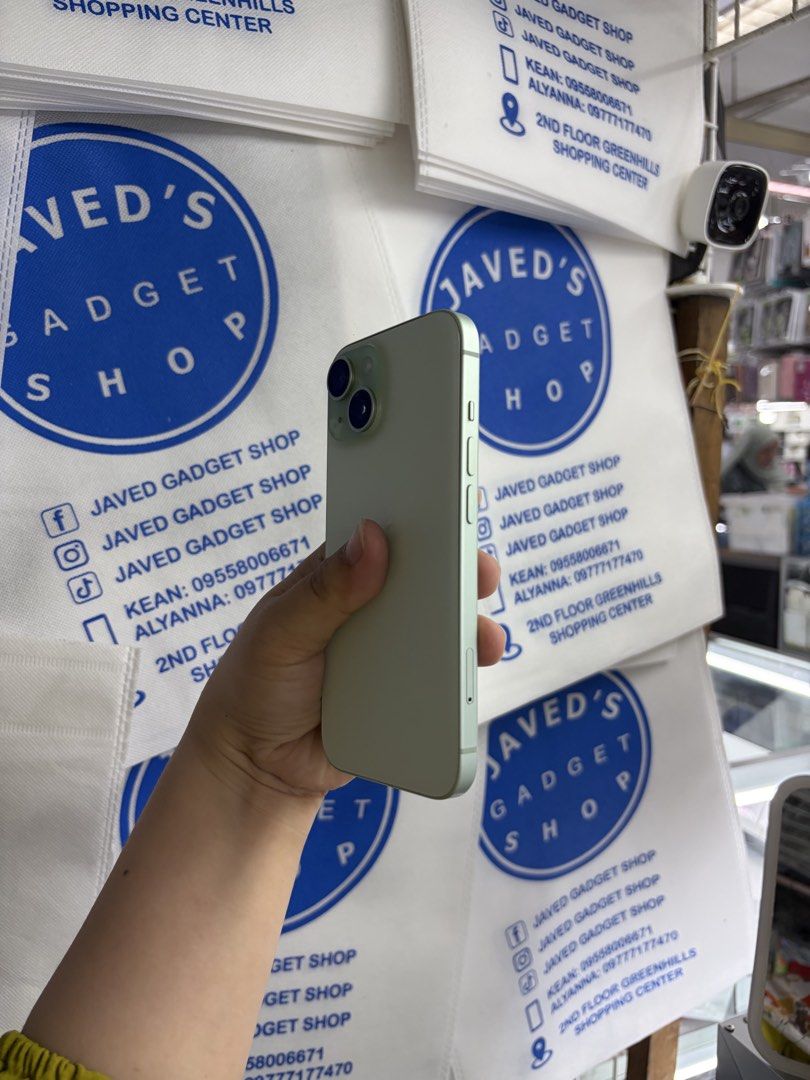 Iphone 15 128gb 96% batt Smartlocked NTC (Category: iPhone 15 Series) located in San Juan City. Submitted by javedsgadgetshop (Listing ID 1436423606, Image 3). Description: INSTALLMENT OPTIONS : SPAY LATER / GGIVES / CREDIT CARD! WE BUY AND SELL SO PWEDE MAGBINTA OR SWAP ! Quick Specs : 25,000 💵 Iphone 15 •128gb •NTC Variant •95% batt health •Smartlocked •97% Smoothness •No hidden issue | No Repaired •100% Authentic | Not Refurbished •w/ OEM Cha
