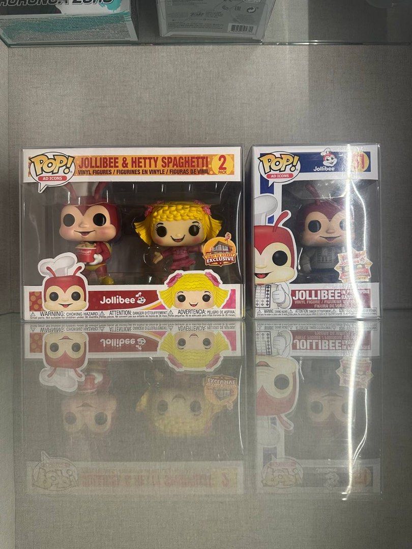 Jollibee Funko Pops (Category: Designer & Blind Box Toys) located in Pasig City. Submitted by kimspkjxxy (Listing ID 1436452527, Image 1). Description: Negotiable.