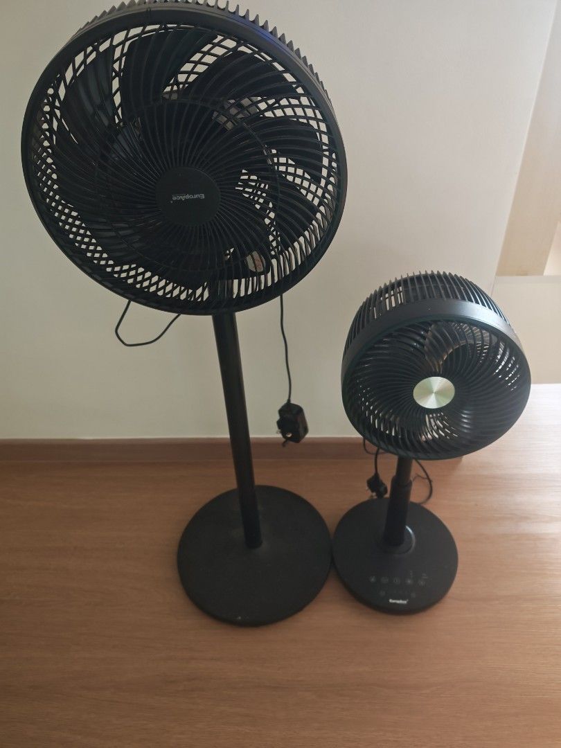 Jovitec Black Pedestal Fans - Like New