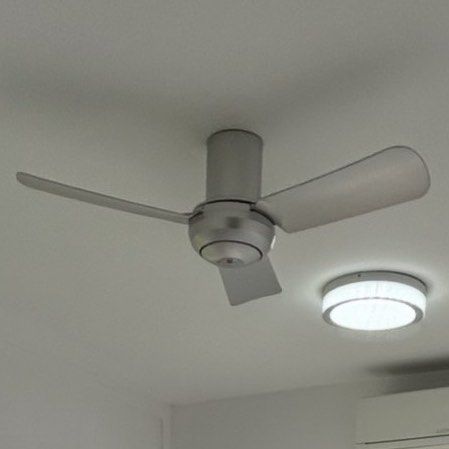 KDK SILVER CEILING FAN x3