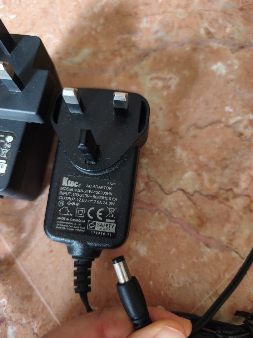 Ktec AC Adapter 12V 0.5A446448109083709441