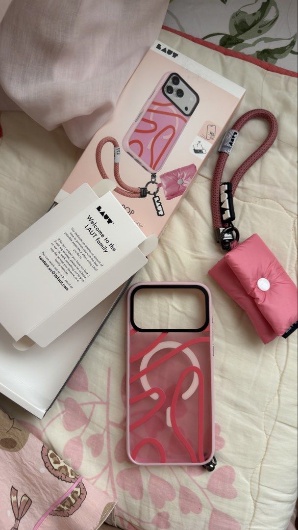LAUT keyko pop iPhone 17 pro max case in Rosy Wave (Category: Cases & Sleeves) located in Zamboanga. Submitted by rashthrse (Listing ID 1436333518, Image 2). Description: Keyko Pop iPhone 17 pro max case w/ receipt Bought last April 4, 2026 BRAND NEW Rfs: was gifted the same design 😅 COD/COP thru LBC care of buyer. Free delivery around Zamboanga City area.