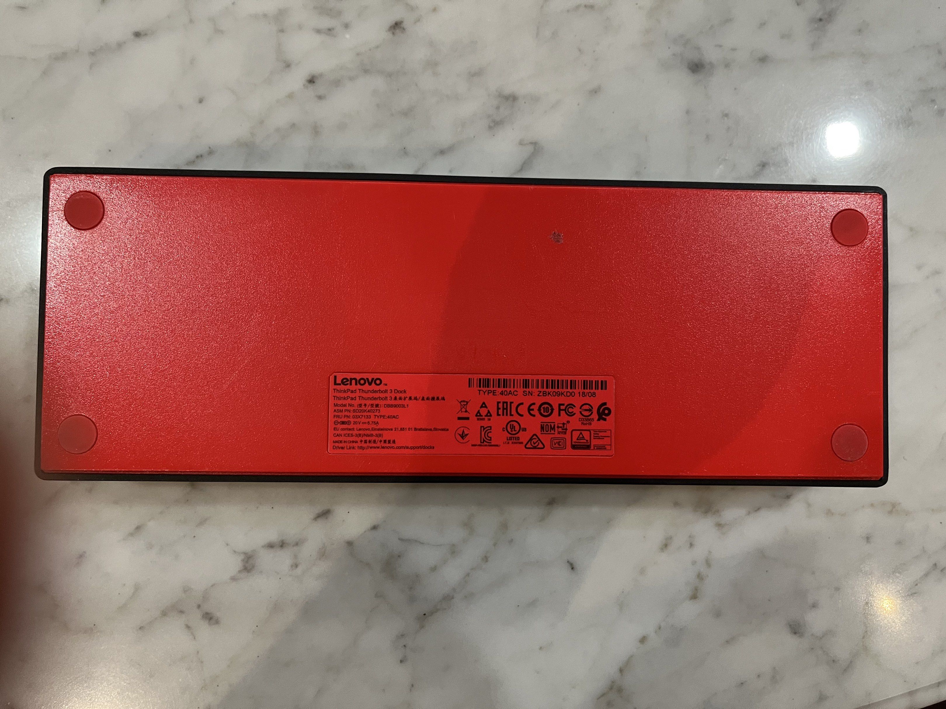 Lenovo ThinkPad Thunderbolt 3 Dock446806128288092164