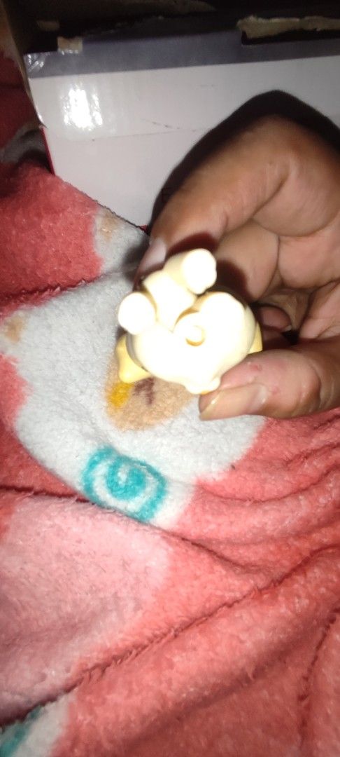 Littlest Pet Shop Dog (Category: Figurines & Statues) located in Subic. Submitted by booley (Listing ID 1436373779, Image 3). Description: - Littlest Pet Shop dog - Light yellow body and ears - Purple eyes and small black nose - "LPS" printed on the back - Small, collectible toy.