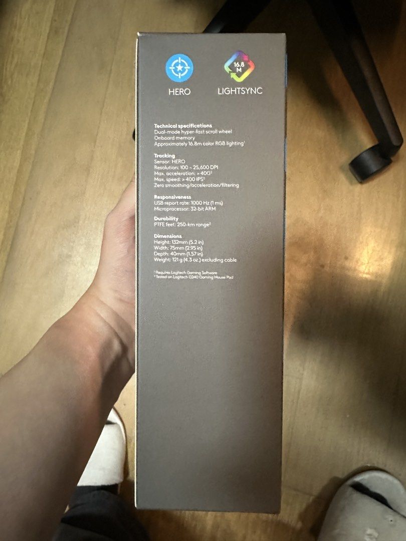 Logitech G502 HERO Gaming Mouse - Brand New446802509547458563