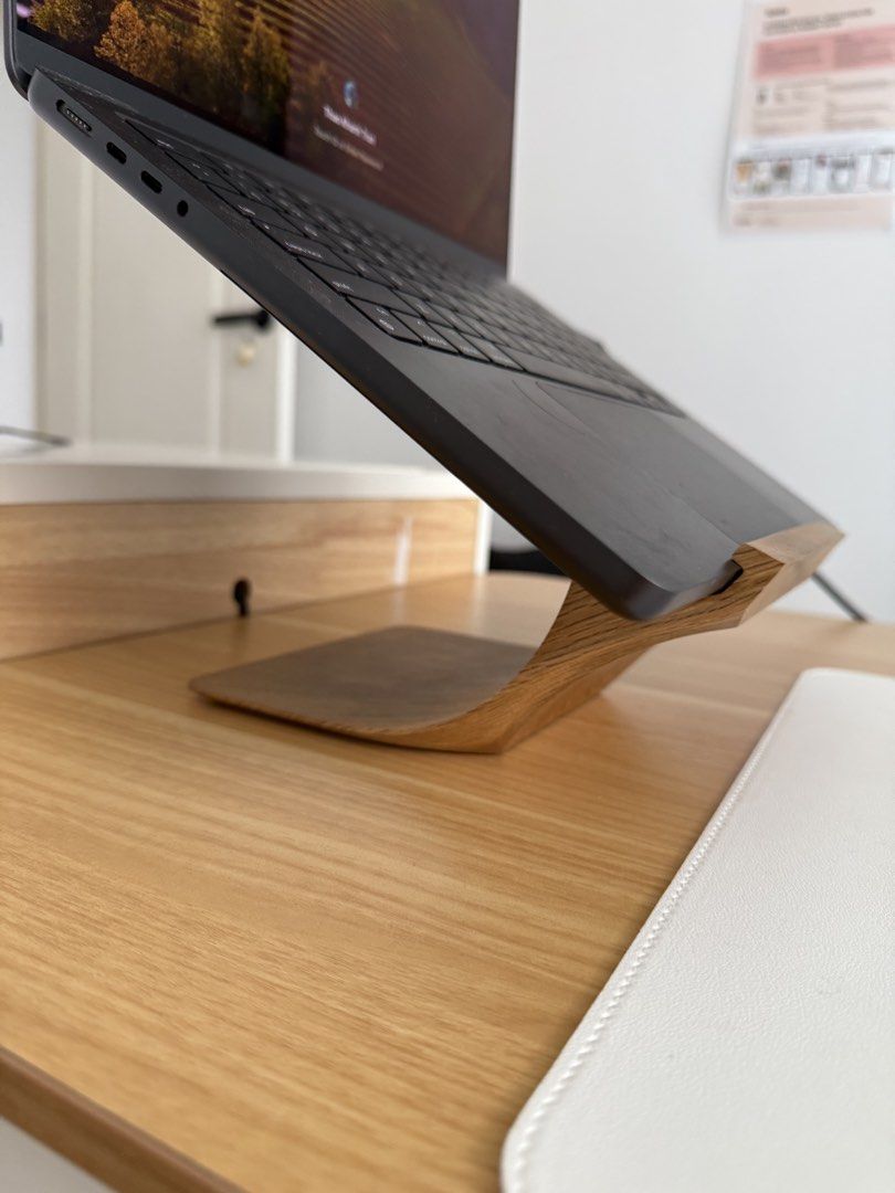 Loomma Wooden Laptop Stand446461483722352645