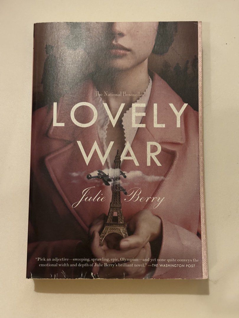 Lovely War by Julie Berry (Category: Storybooks) located in Quezon City. Submitted by claycapsule (Listing ID 1436444674, Image 1). Description: Lovely War - Bought for ₱700+ at fullybooked - Minor crease at cover Rfs: decluttering Location: SJDM, Bulacan MOP: Gcash/GoTyme Lalamove (shouldered by buyer).