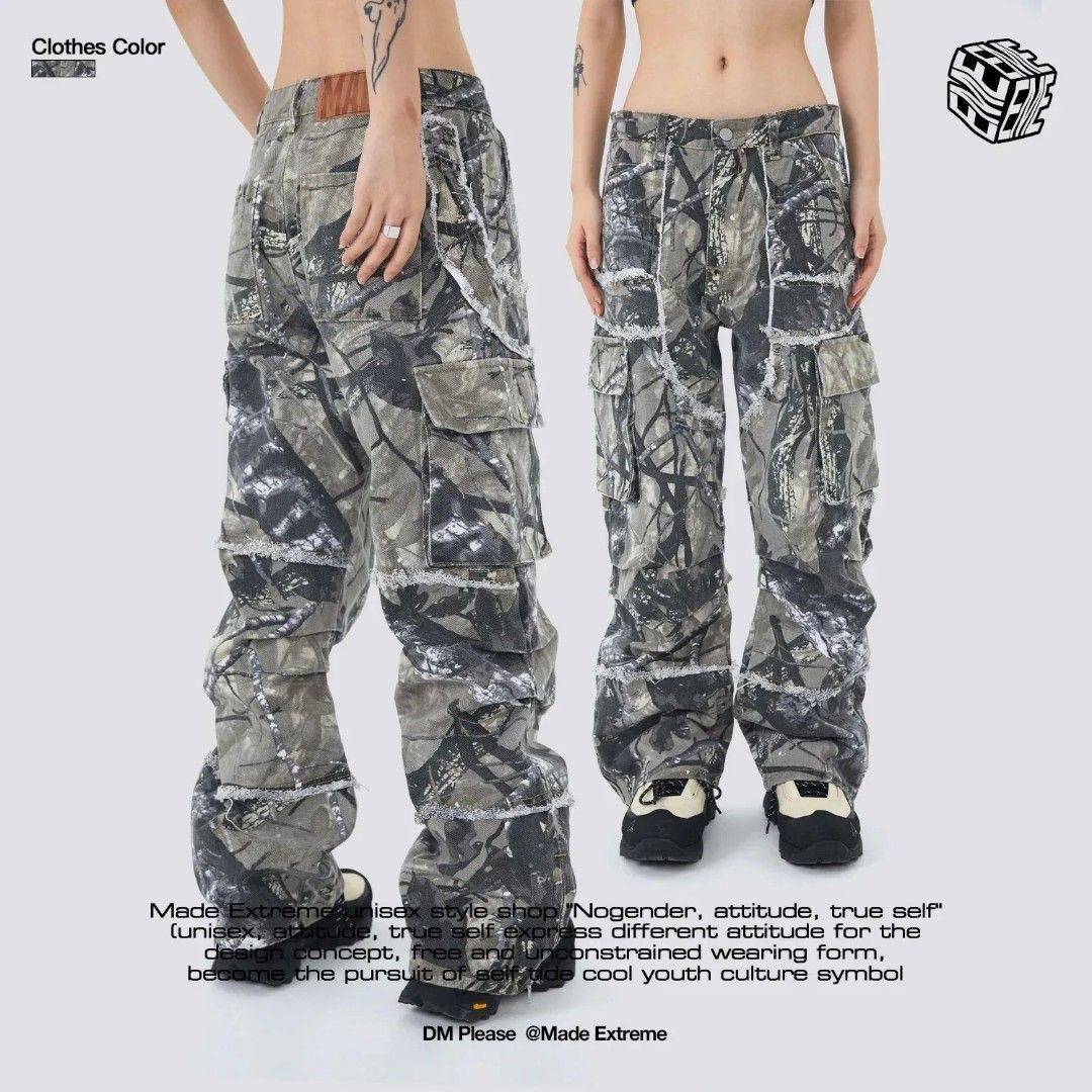 Made Extreme Realtree Camo Cargo Pants (Category: Jeans) located in Kapalong. Submitted by hashhthrift (Listing ID 1436324915, Image 3). Description: Made extreme realtree cargo 6pocket No issue Measurements: Size 33 (max) Length 41 Hem 10.8 (open zip) Loc: Kapalong Davao Del Norte Mop: Gcash.