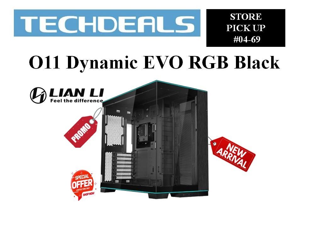 MAY PROMO | LIAN-LI O11 Dynamic EVO RGB Black Casing
