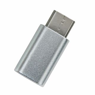Micro USB to USB Type-C Adapter Silver454731724626350080