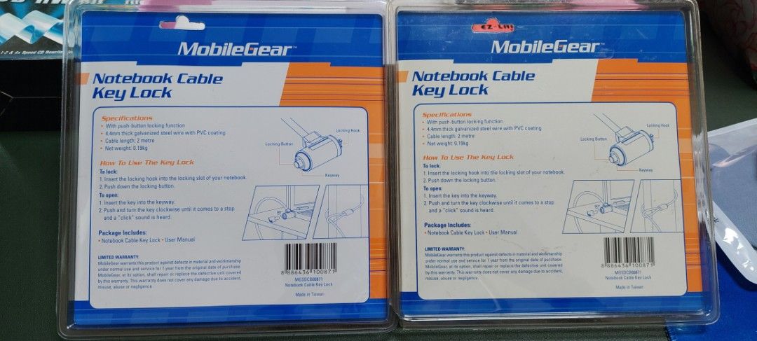 MobileGear Notebook Cable Key Lock446567143913574401