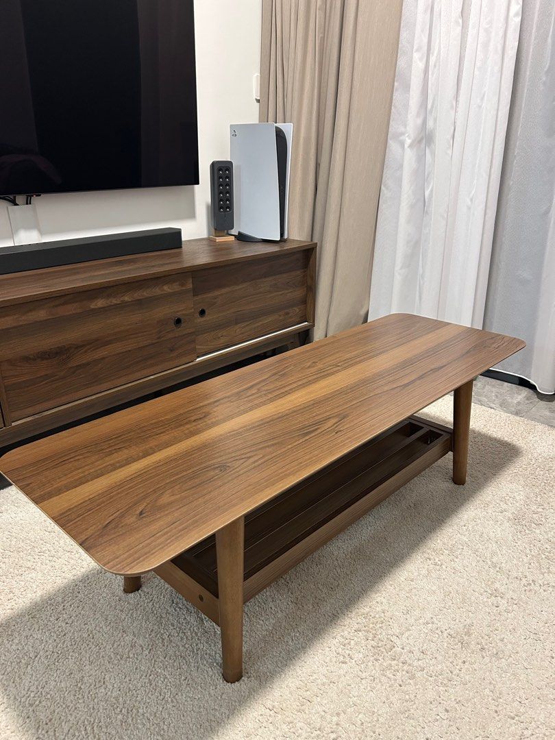 Modern  Wood Coffee Table - Walnut
