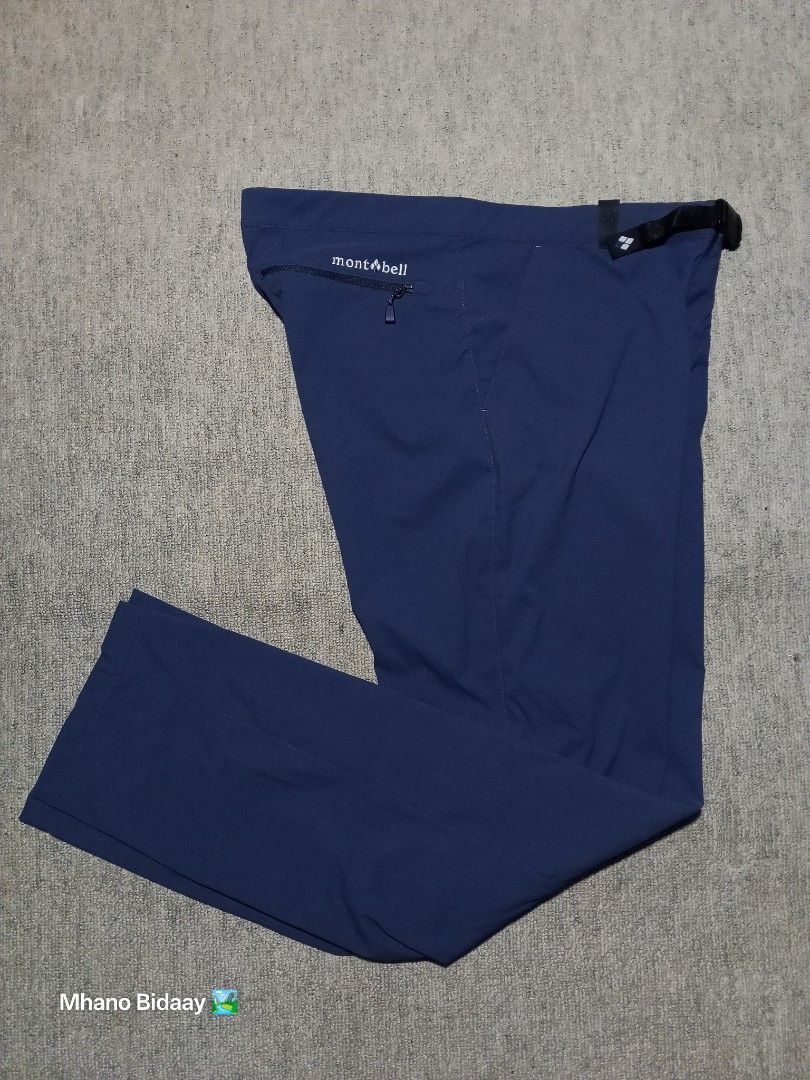Mont-Bell Men's Stretch O.D. Pants - Large (Category: Activewear) located in Valencia. Submitted by mhano_bidaay_outdoors_218 (Listing ID 1436424841, Image 3). Description: - Mont-Bell men's stretch O.D. pants - Size: Large - Waist: 32-34 inches - Length: 41.5 inches - Leg Opening: 9 inches - Features quick-drying fabric.