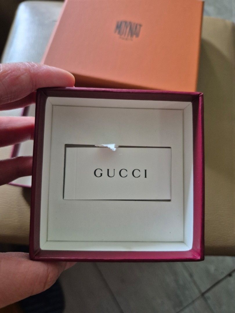 Moynat/Gucci /chanel accessories Box (Category: Luxury Accessories) located in Pasig City. Submitted by luxbox_acc (Listing ID 1436331926, Image 3). Description: chanel-500 gucci-400 moynat-600.