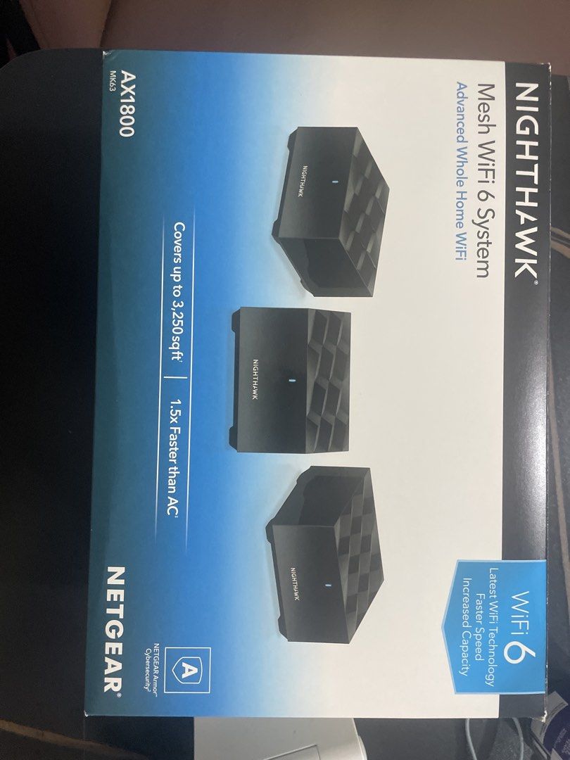 NETGEAR Nighthawk AX1800 Mesh WiFi 6 System