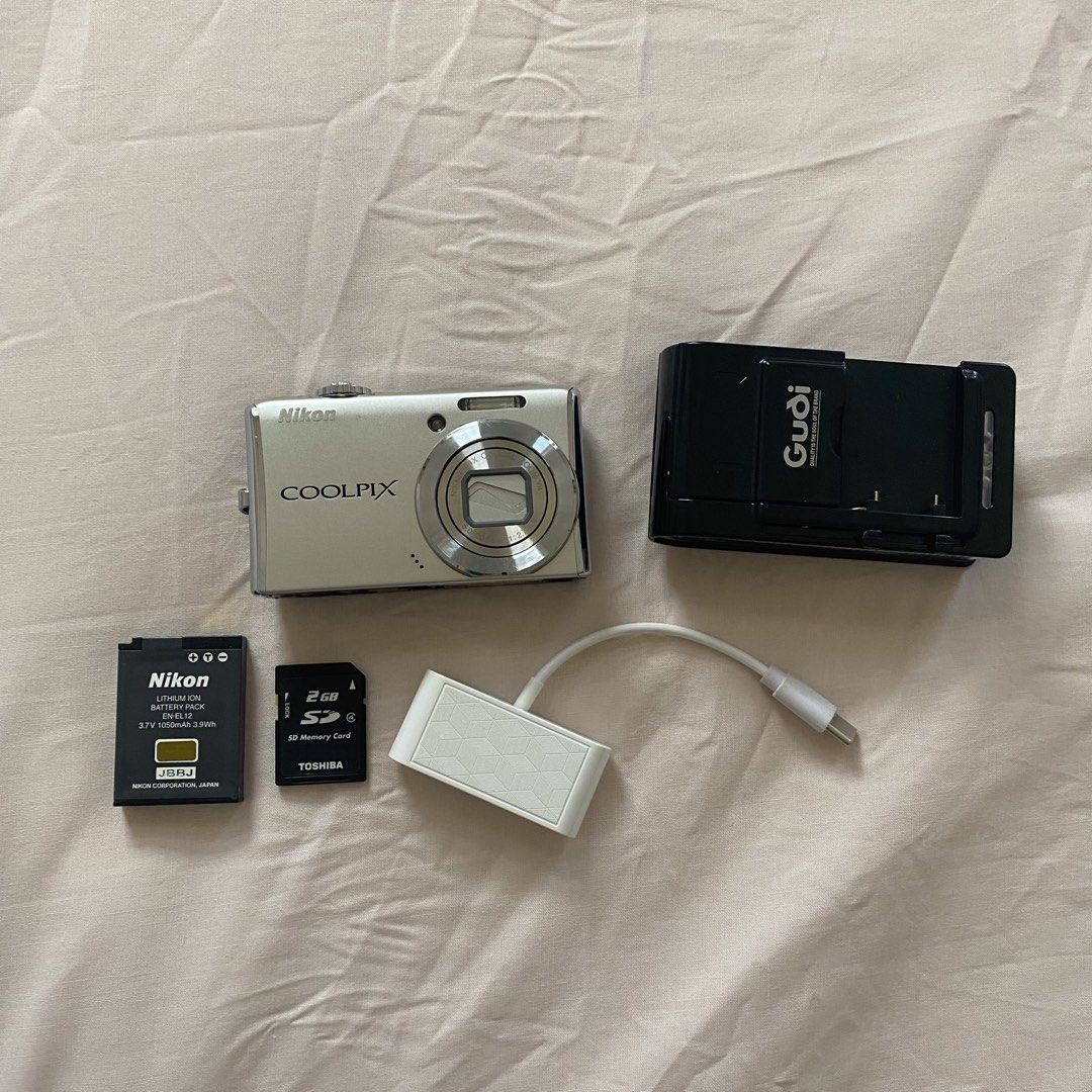 nikon coolpix s620 (Category: Cameras) located in San Fernando. Submitted by figvre8 (Listing ID 1436338171, Image 3). Description: !!! LAST PRICE !!! nikon coolpix s620 inclusions: > battery > charger > sd card > card reader (type c) > camera body issues: > preview & camera mode button: not working anymore ❌ > shutter spring came lose (fixed through sticking) * working fine now but still needs repair * still takes high quality pictures sample pi