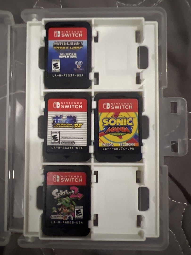 Nintendo Switch Games (Category: Nintendo) located in Santo Domingo. Submitted by shutyourself0101211 (Listing ID 1435801721, Image 2). Description: - Selling a collection of physical Nintendo Switch games. - Includes: - "Super Smash Bros. Ultimate"sold - "Mario Kart 8 Deluxe"sold - "Need for Speed Hot Pursuit Remastered" - "Super Mario Odyssey"sold - "WRC 10" - "The Legend of Zelda: Breath of the Wild"sold - Perfect for expanding your Switch gam