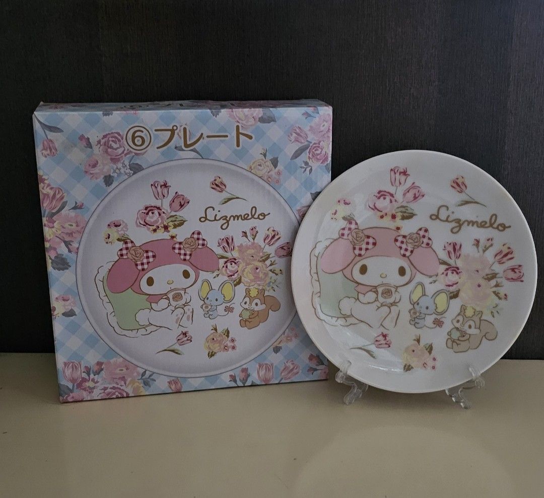 Original Liz Lisa My Melody Ceramic Plate