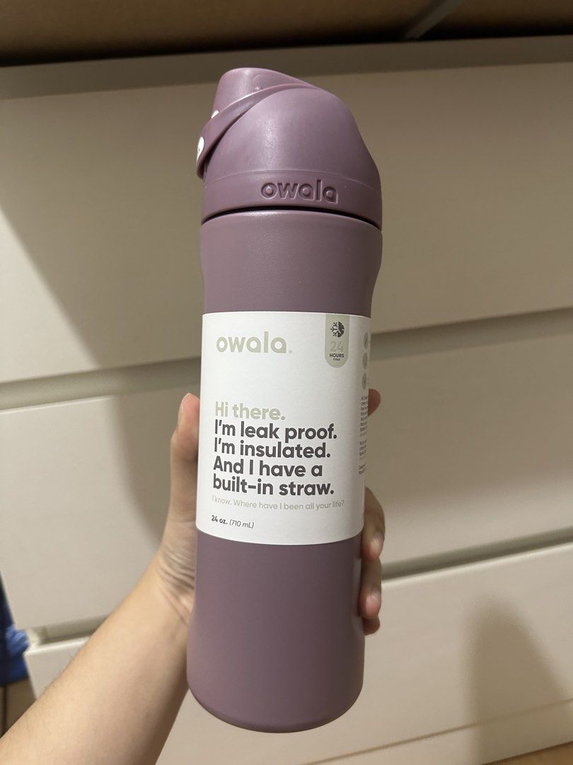 Owala FreeSip Insulated Water Bottle - 24oz (purple)