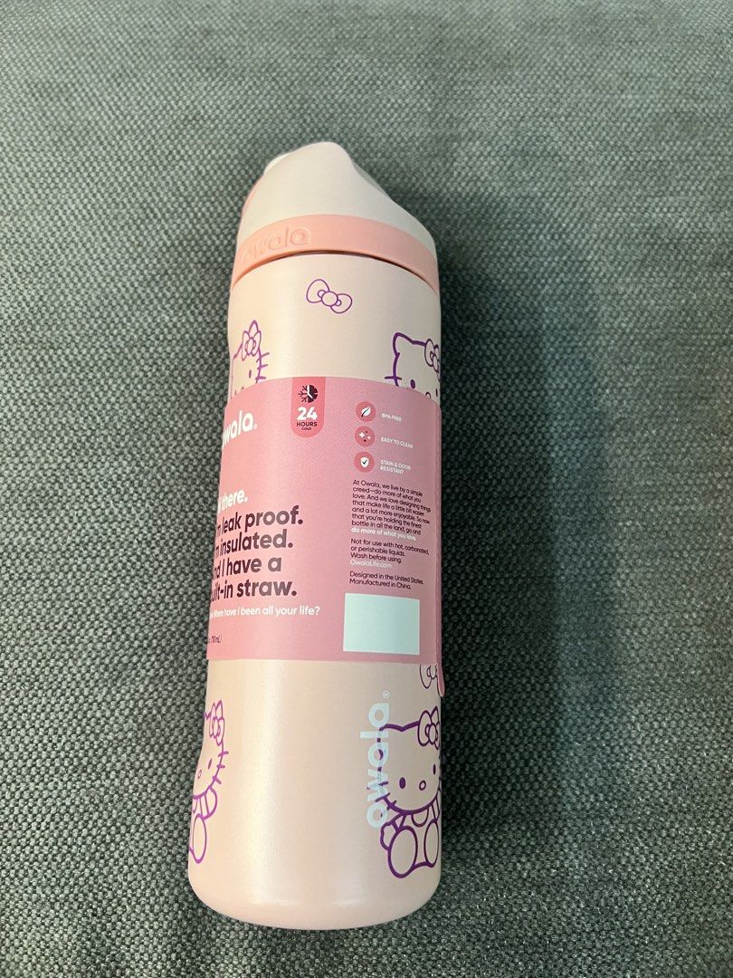 Owala FreeSip Pink Hello Kitty Water Bottle - 24oz/710 - Box Slightly Damage446879606695546882