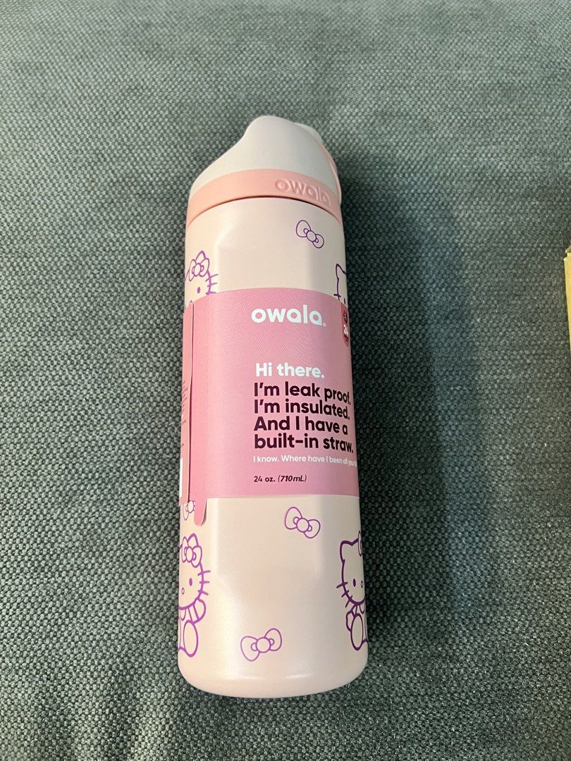 Owala FreeSip Pink Hello Kitty Water Bottle - 24oz/710 - Box Slightly Damage446879606695546883
