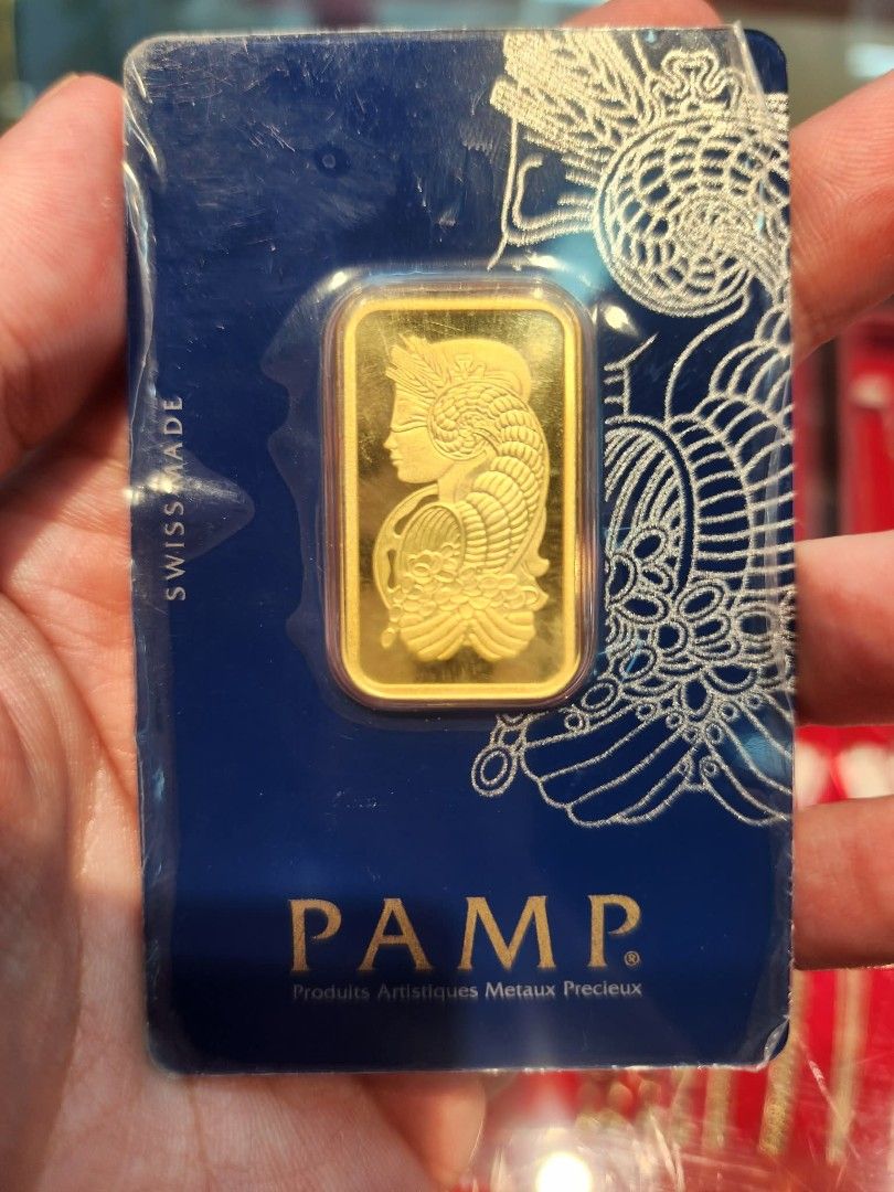 PAMP Suisse 20g Fine Gold Bar (Category: Currency) located in Manila. Submitted by trumpisthedevil (Listing ID 1436340507, Image 2). Description: - Genuine PAMP Suisse 20g Gold Bar - 999.9 Fine Gold - Includes Certificate of Authenticity - Certificate Number: C548479 - Perfect for investment or collection.