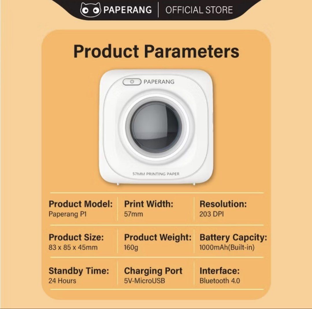 Paperang P1 Portable Pocket Printer446331545957191681