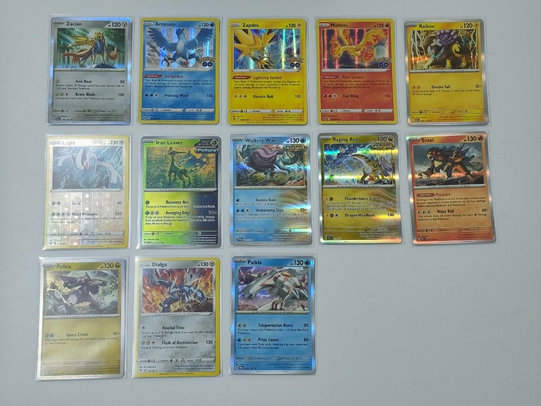 Pokemon Cards legendary halos (Category: Raw Singles) located in Marikina City. Submitted by dmichael00 (Listing ID 1436461969, Image 3). Description: - Assorted Pokemon Trading Cards - Cards from various sets - Includes holos and reverse halo cards 50-150 price range Sleeves included Other cards available just pm me Meetups by schedule Available for pickup or cod/Lalamove/grab.