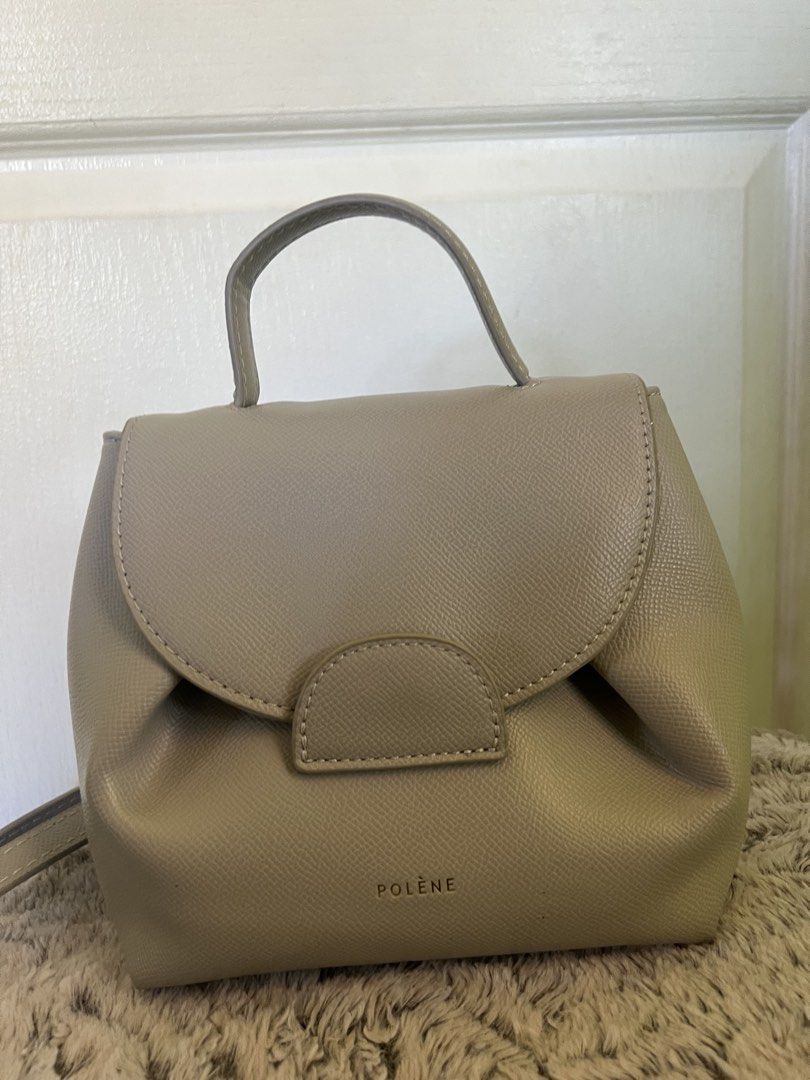 Polene 2 way bag (Category: Luxury Bags & Wallets) located in Saravia. Submitted by clynlyn (Listing ID 1436349847, Image 1). Description: - Polene Numéro Sept 2-way bag - Neutral color - Can be worn as a handbag or crossbody - Stylish and practical.