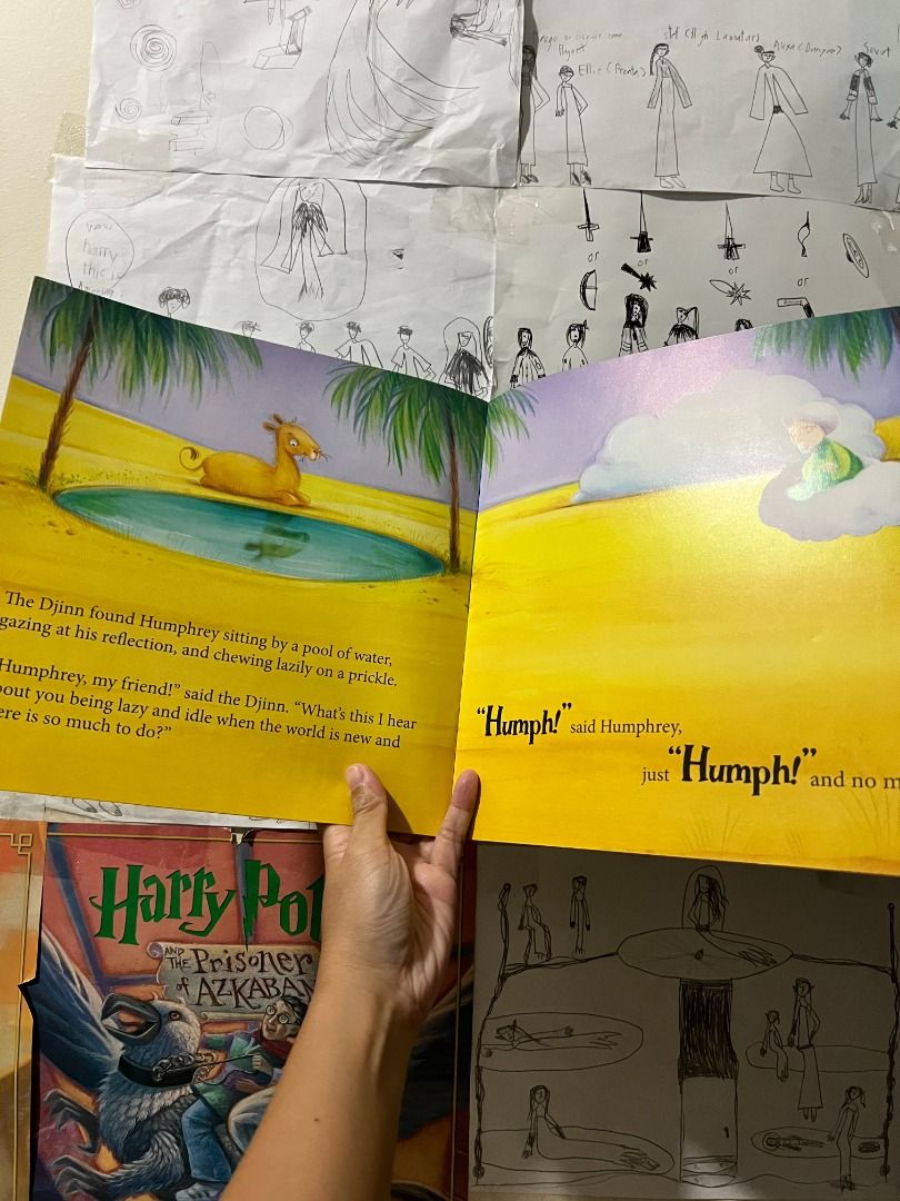 Pre-loved: How the Camel got his Hump (Category: Storybooks) located in Mandaluyong City. Submitted by moonamor (Listing ID 1436336045, Image 2). Description: Pre-loved copy How the Camel got his Hump Retold from the Rudyard Kipling original Illustrated by Ela Jarzebek Paperback Language: English Size: 25cm x 25cm Page: 32 pages The classic tale from Rudyard Kipling's infamous "Just So Stories" receives a new breath of life in this stunning editi