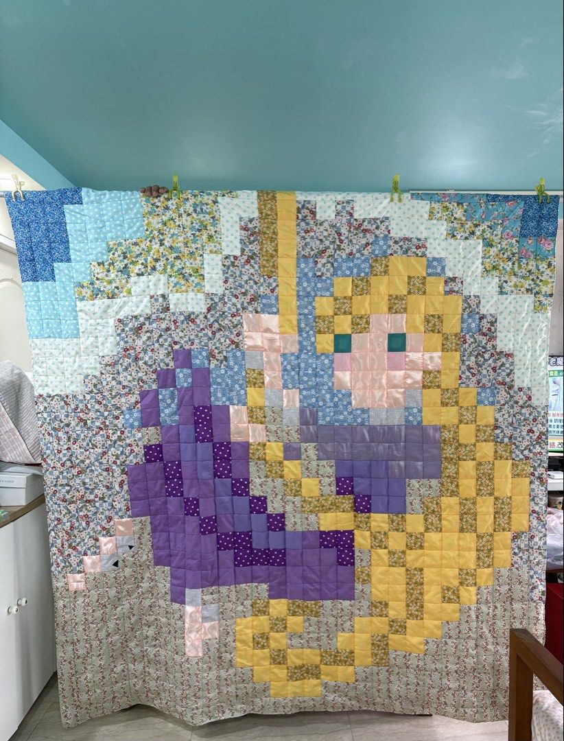 Rapunzel(Tangled) patchwork blanket446617814796216320