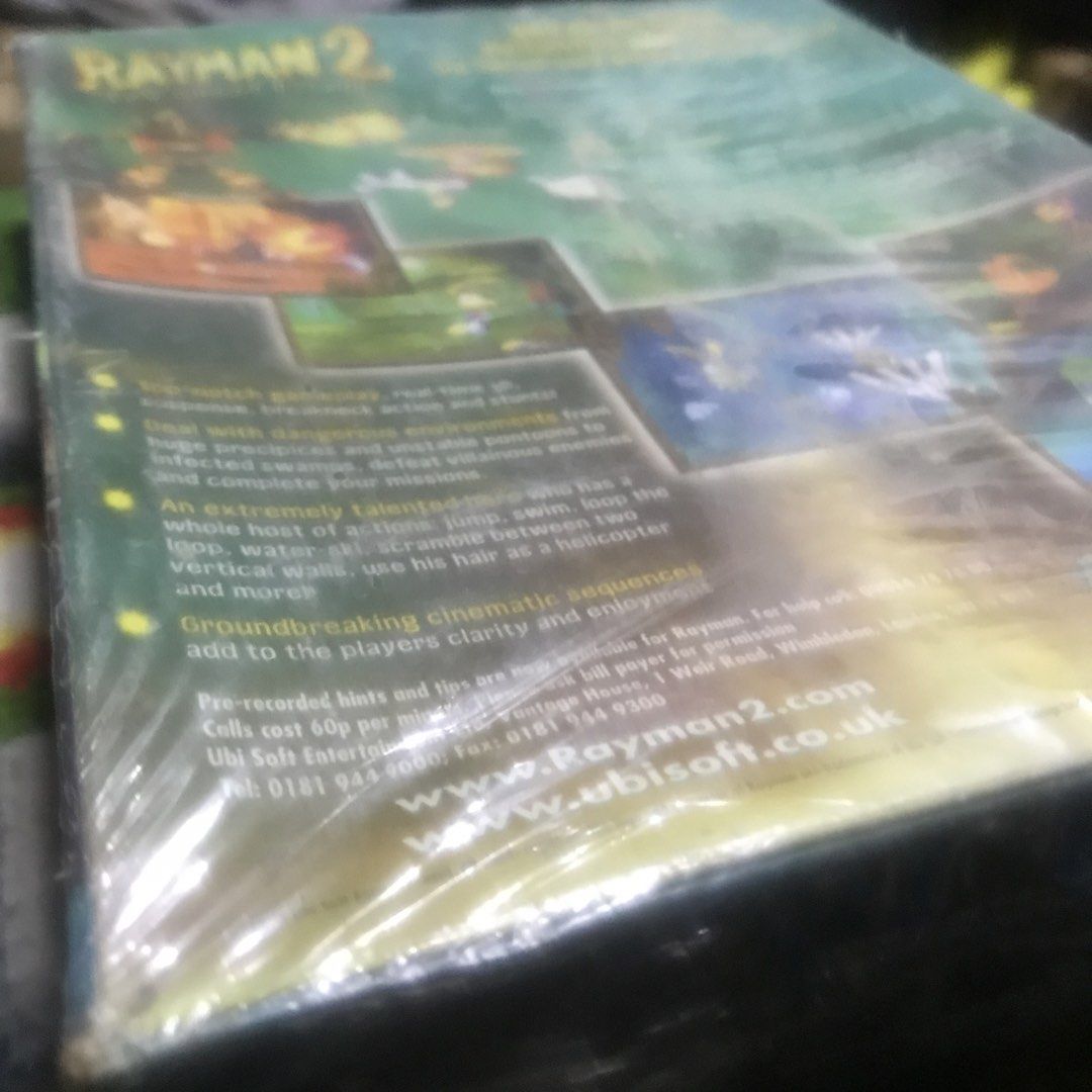 Rayman 2: The Great Escape - Big Box PC Game (Category: Others) located in Rizal. Submitted by makoroku89 (Listing ID 1436304704, Image 3). Description: -Sealed, Never been opened -See on photos for the box condition Note: Please message me first before decide to purchase..
