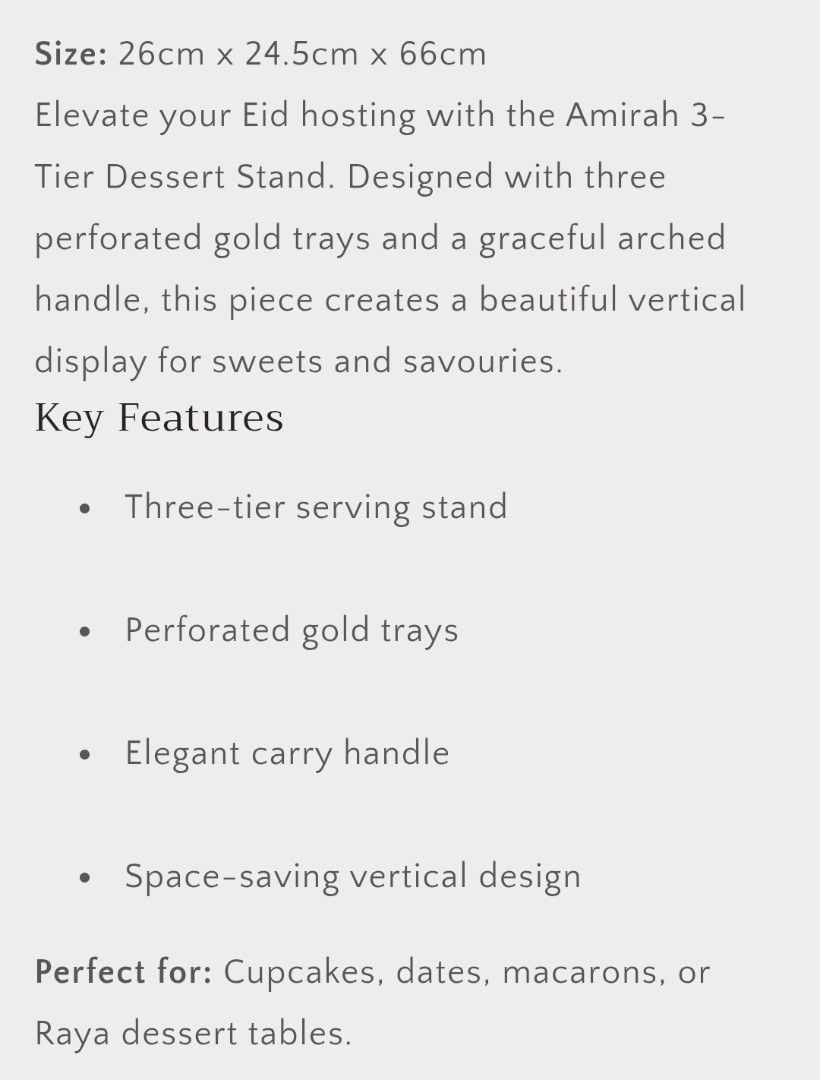 Rustic 3-Tier Gold Dessert Stand446646795266304001