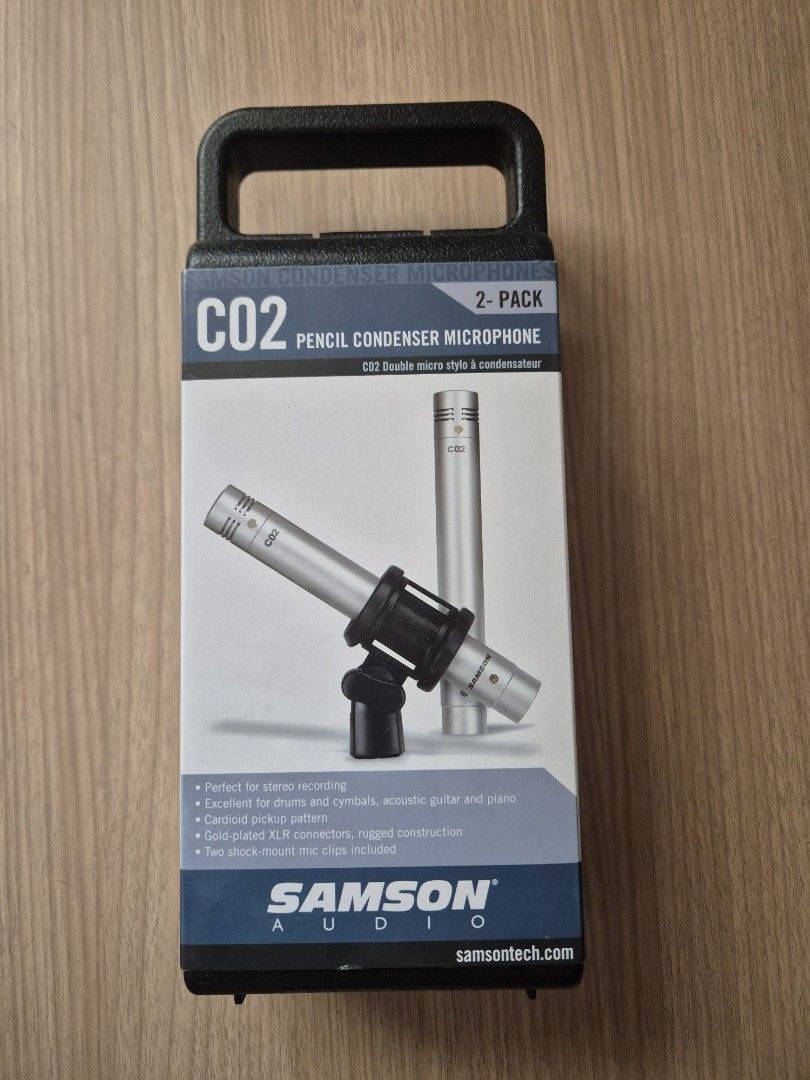Samson C02 Pencil Condenser Microphone 2-Pack