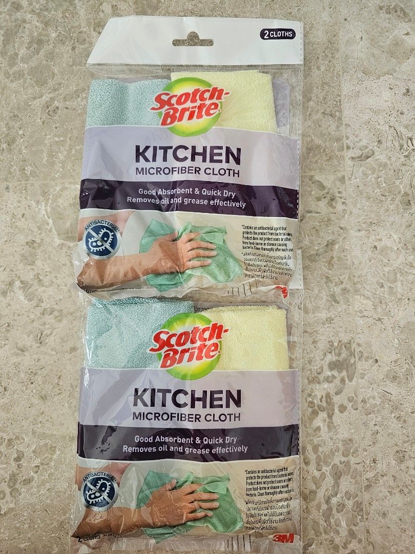 Scotch-Brite Kitchen Microfiber Cloth (2-Pack)