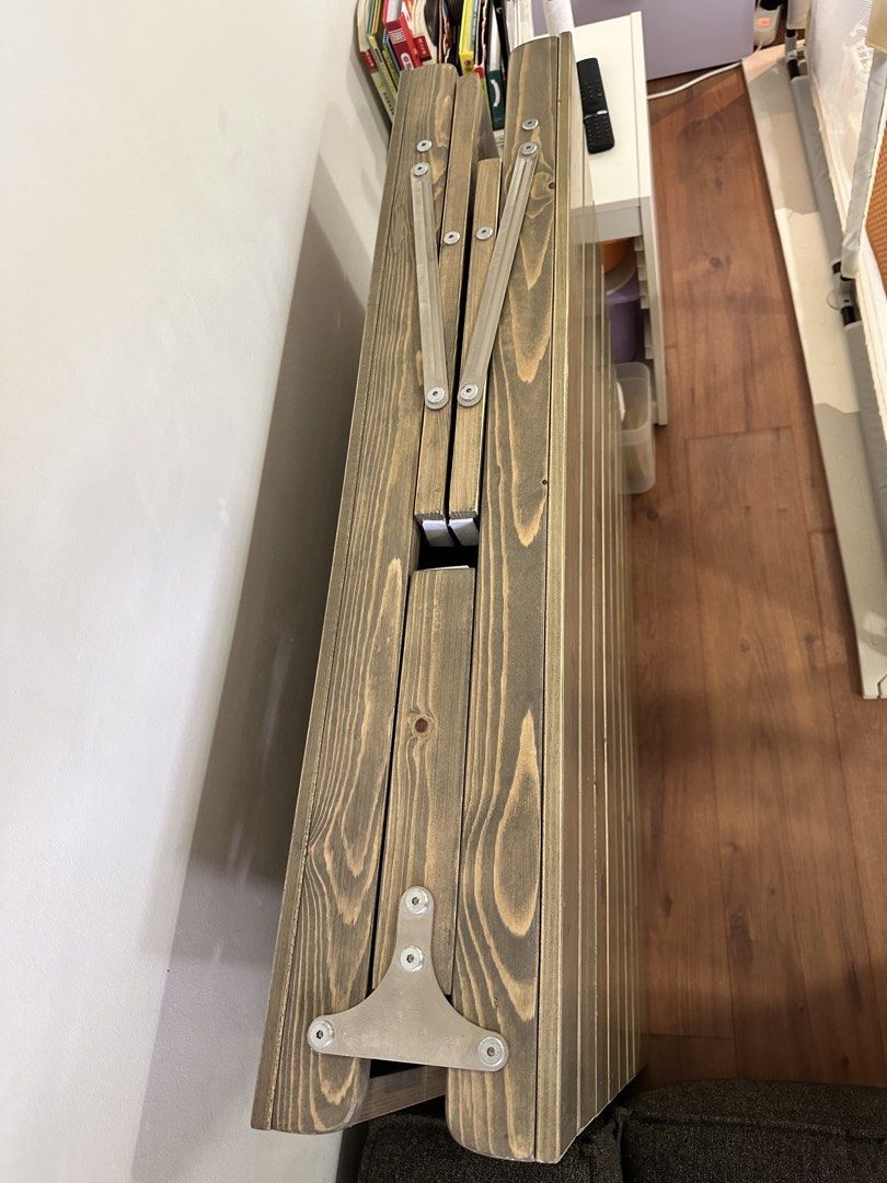 SEA HORSE Foldable Solid Wood Bed Frame446488079258757122