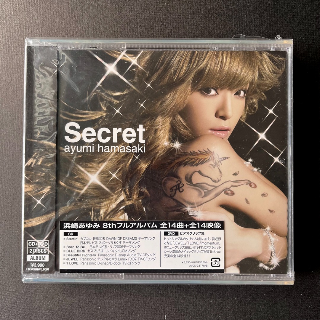 Secret CD + DVD + Poster（Made in Japan）/ 浜崎あゆみ, 興趣及遊戲, 音樂、樂器 & 配件, 音樂與媒 ...