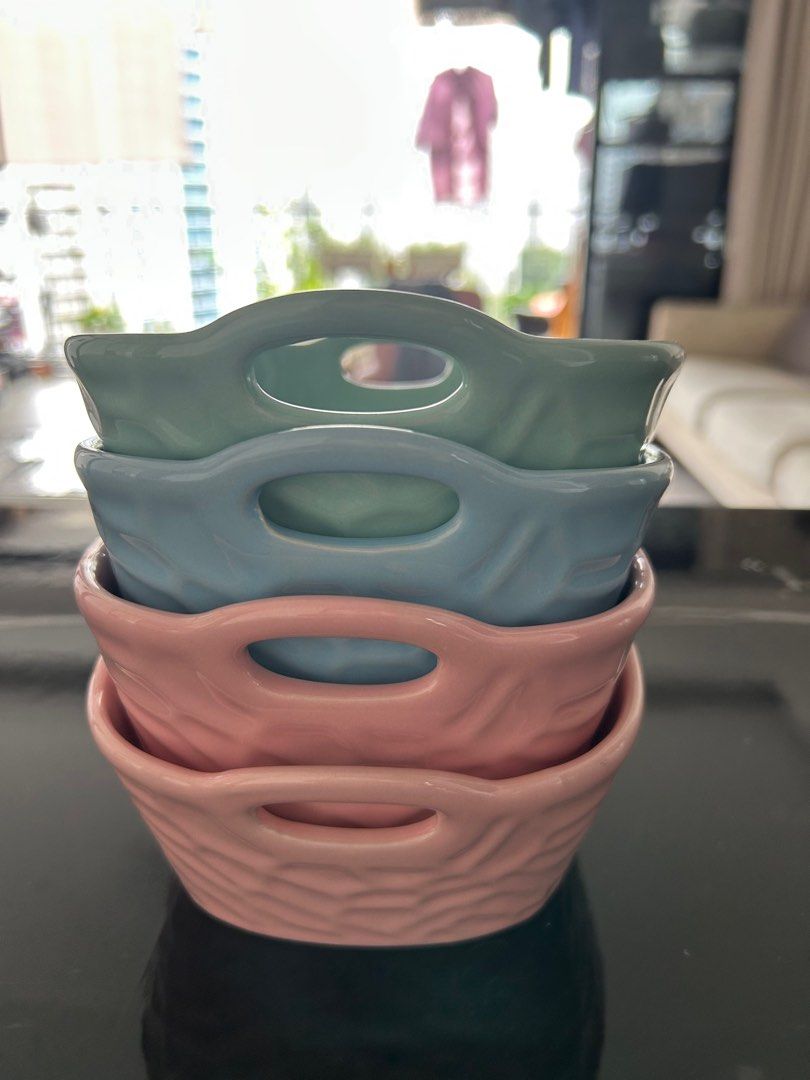 Set of 4 Pastel Ceramic Baking Dishes446628341461166081