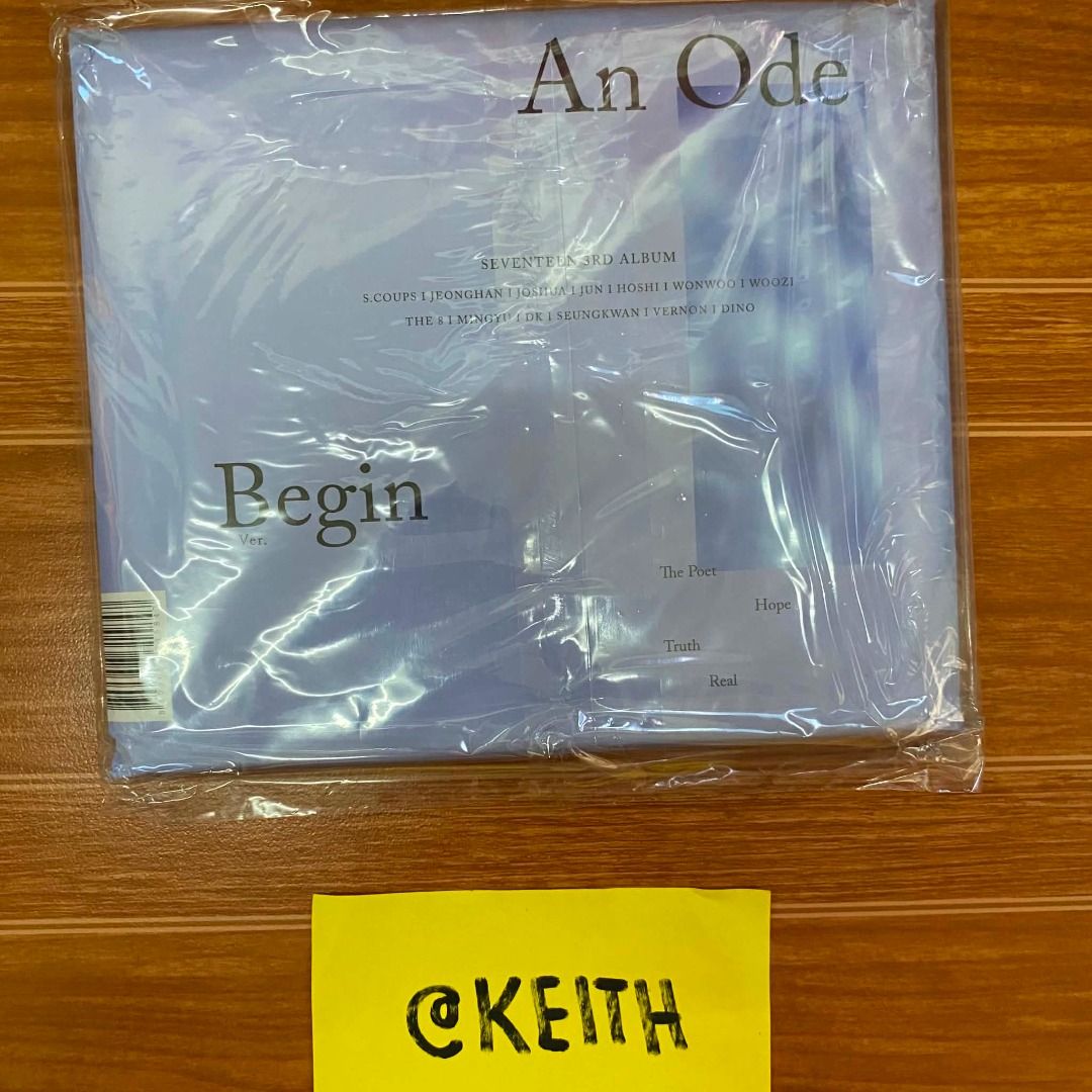 Seventeen An Ode Album (Begin) (Category: CDs & DVDs) located in San Fernando. Submitted by keith19 (Listing ID 1436361800, Image 1). Description: UNSEALED but FULL INCLUSIONS (+ Poster).