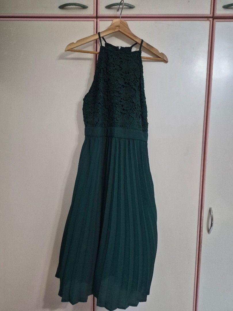 Shein Green Lace Pleated Dress (M), Women's Fashion, Dresses & Sets, Dresses on Carousell Shein Green Lace Pleated Dress (M), Women's Fashion, Dresses & Sets, Dresses on Carousell