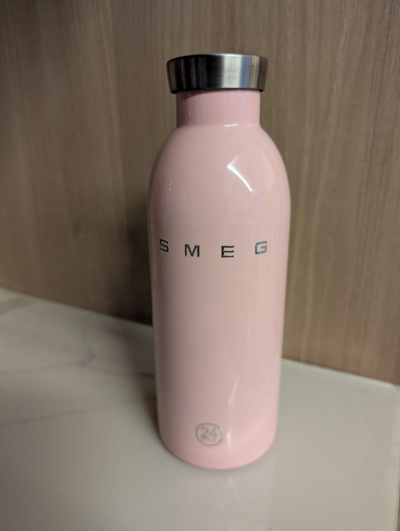 Smeg x 24 500ml Insulated Water Bottle - Pink