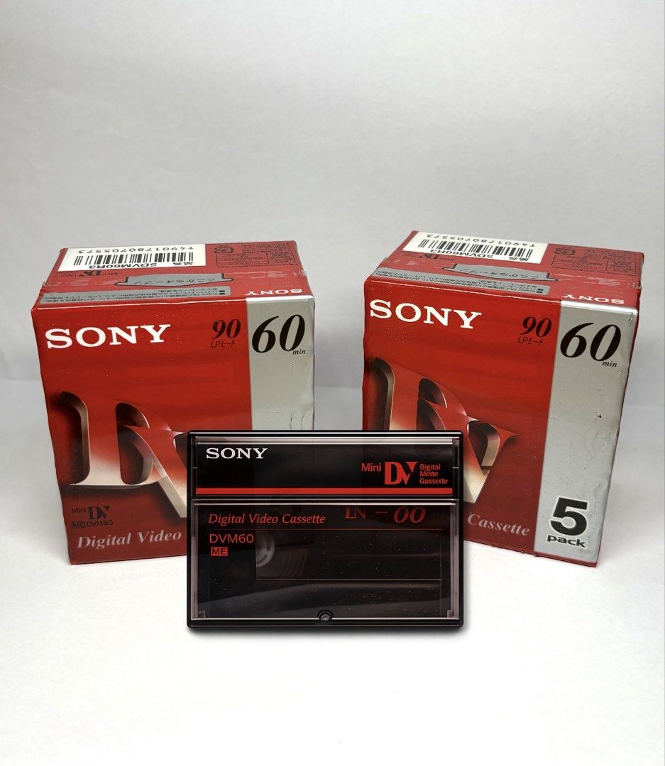 Sony Mini DV Casette Tapes (SEALED) (Category: Video Cameras) located in Las Pinas. Submitted by dg.film (Listing ID 1436430904, Image 1). Description: *SEALED/BRAND NEW* SONY MINI DV CASSETTE TAPES ₱500🏷️ 8pcs left Compatible in Mini DV/Video 8 Camcorders 📍Las Piñas City.