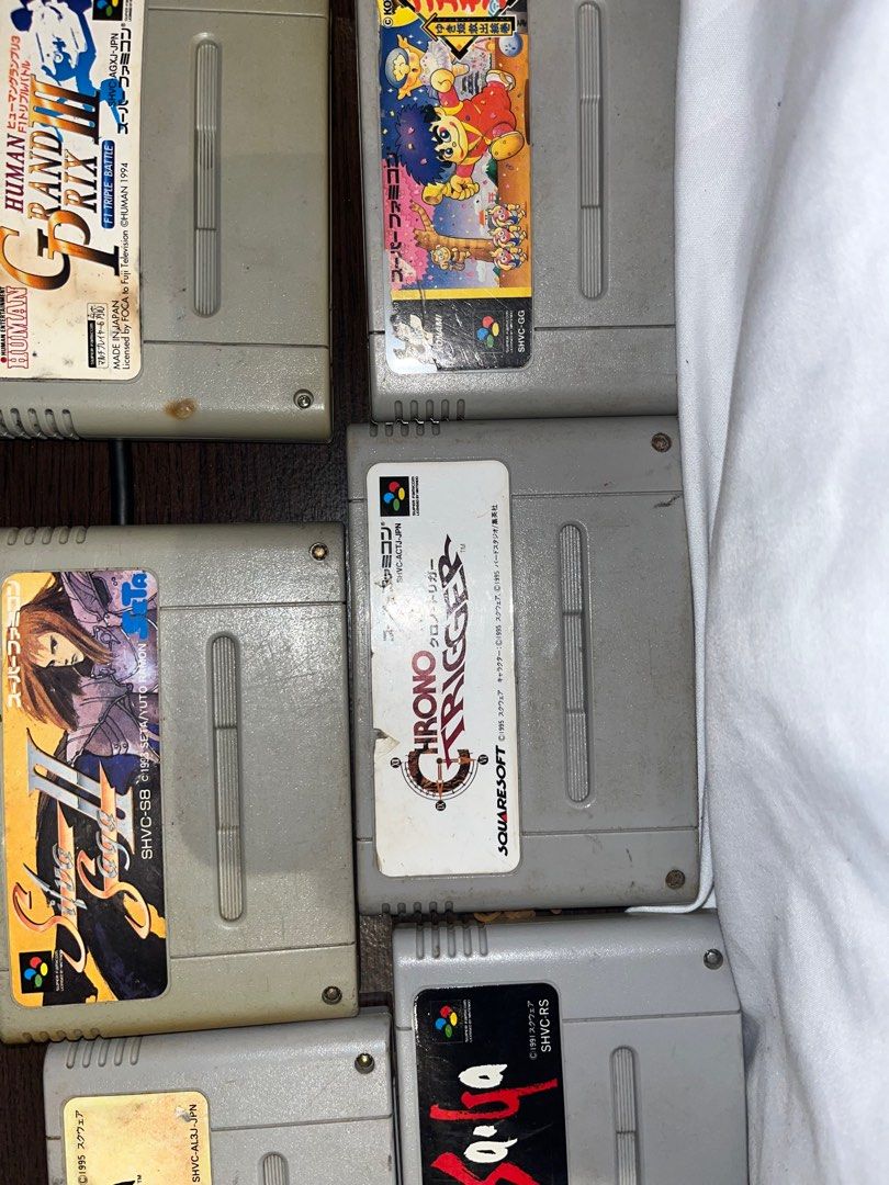 Super Famicom (SNES JPN) (Category: Nintendo) located in Quezon City. Submitted by handmed0wns (Listing ID 1436349830, Image 2). Description: Fully working condition For its age, cosmetics is still pretty amazing. Price is negotiable + Console comes with free JPN RPG games Runs 220V Still has all inclusives with the console RFS: Dont use it as much anymore.
