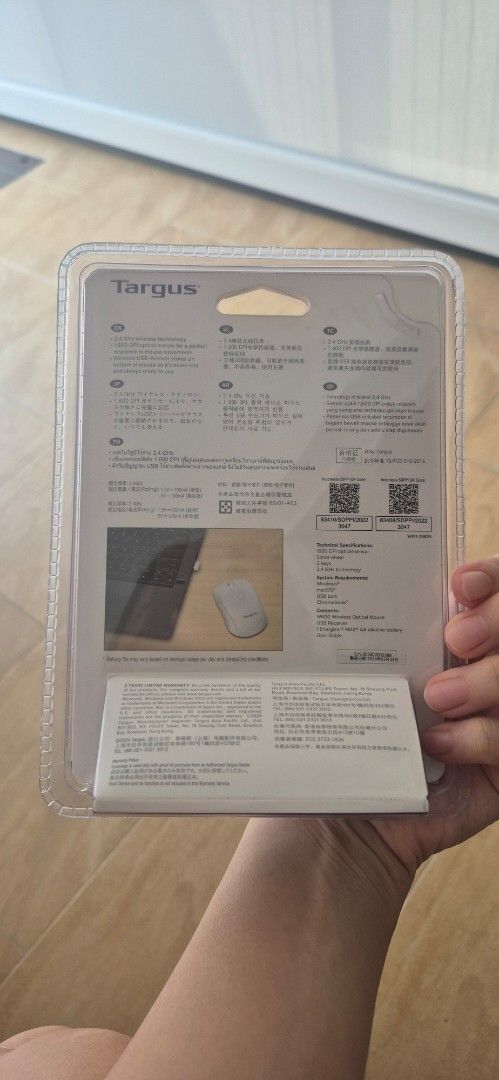 Targus W600 Wireless Optical Mouse - Brand New446563629485281281