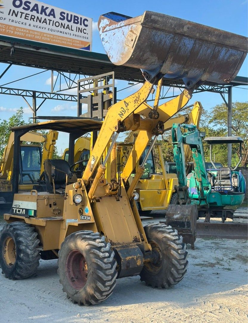 TCM WHEEL LOADER 4CYLINDER KUBOTA ENGINE. (Category: Heavy Vehicles) located in Subic. Submitted by osaka_subic (Listing ID 1436366619, Image 2). Description: CODE: M-02 MAKE : TCM TYPE: WHEEL LOADER MODEL: 808A SERIAL: 61305341/S05-05341 ENGINE: V1502-19574 YEAR MODEL: 2010 4 CYLINDER, KUBOTA ENGINE. OSAKA SUBIC INTERNATIONAL INC. OFFERS TEHE BEST QUALITY AND AFFORDABLE JAPAN SURPLUS TRUCKS AND HEAVY EQUIPMENT. 📍Location: JASA Road Purok 2, Lub