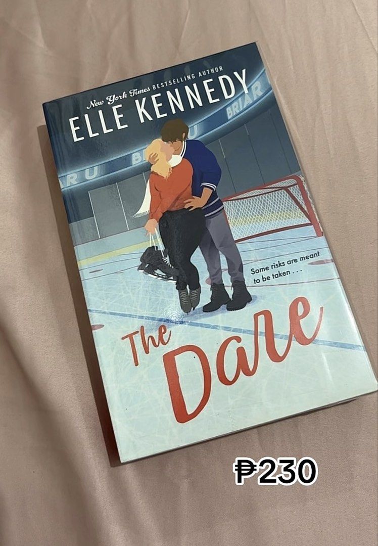 The Dare by Elle Kennedy (Category: Storybooks) located in Manila. Submitted by agm.books (Listing ID 1436435412, Image 1). Description: Dare by Elle Kennedy. A New York Times bestselling author. The book cover features a couple on an ice rink. The price is ₱230..